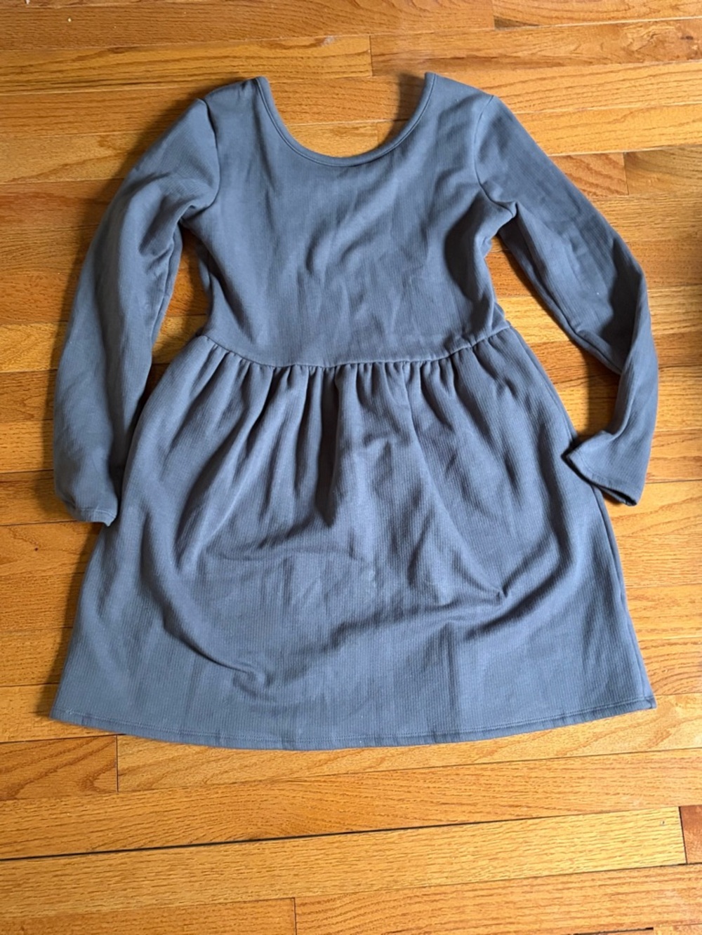 GREY GIRLS DRESS